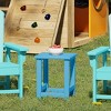 WestinTrends Malibu Kids Outdoor Patio Furniture HDPE Adirondack Square Side Table - 2 of 4