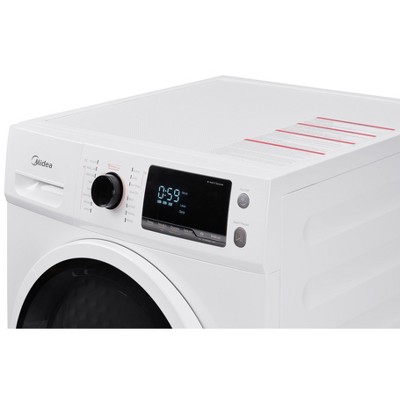 Midea 4.4 Cu. Ft. White Stackable Ventless Electric Dryer with Sensor Dry