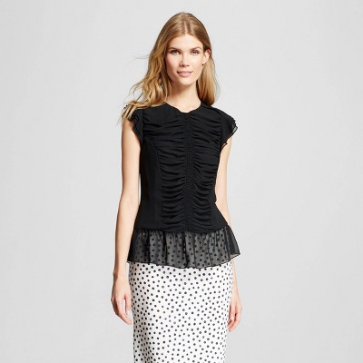black peplum top target