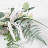 Artificial Plant - Faux 10" Rose & Fern Potted Arrangement - FXP1013 - Multicolored - Safavieh - 4 of 4