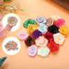 Unique Bargains Polyester Lightweight Texture Durable Ribbon Roses 50 Pcs - 4 of 4