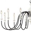Elk Home Val De Loire 12 - Light Chandelier in  White - 2 of 3