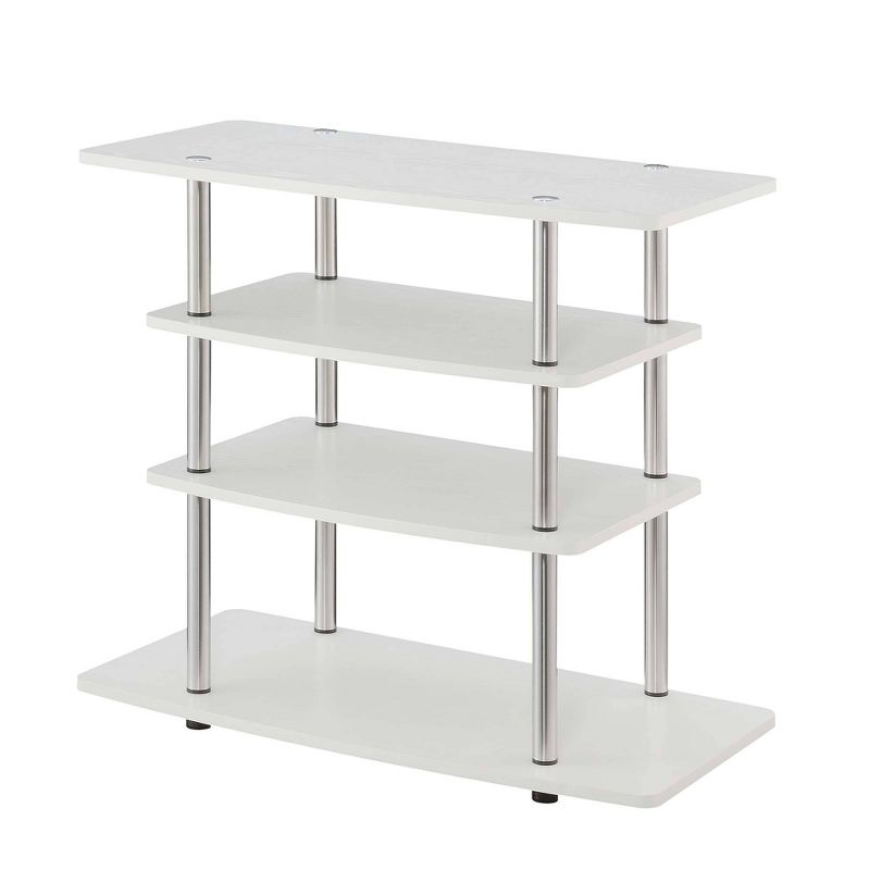 Designs2Go No Tools Highboy 4 Tier TV Stand for TVs up to 32" - Breighton Home, 1 of 5