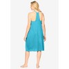 Dreams & Co. Plus Size Breezy Eyelet Short Nightgown - 3 of 4