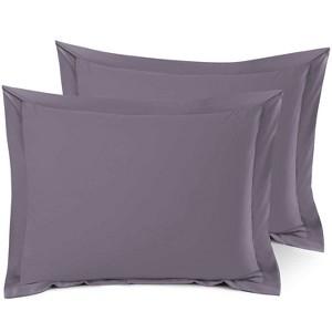 Nestl Soft Pillow Shams Set of 2, Double Brushed Microfiber Pillow Covers, Premium Pillow Shams With 1.5” Flange - 1 of 4