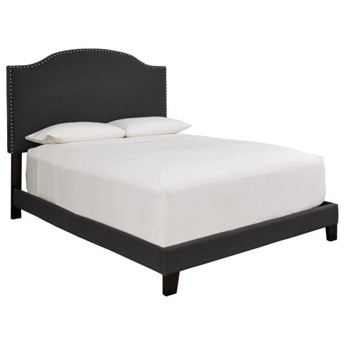 King Adelloni Upholstered Headboard, Upholstered King Bed Frame With Headboard And Footboard