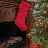 10" Red HGTV Home Collection Quilted Christmas Stocking - National Tree Company - 2 of 3