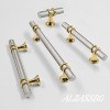 attop 10 Pack Satin Nickel and Gold Cabinet Knobs - 3 of 4