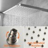 CLIHOME Single Handle 1-Spray Wall Mounted Tub and Shower Faucet 1.8 GPM with 12 in. Shower Head (Valve Included) - 4 of 4