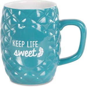 Pavilion Gift Company - Sweet - 18 oz Pineapple Mug - Drinkware - 1 of 4
