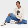 Black History Month Women's Legendary Rootz Never Duplicated Cropped Pullover Sweater - Ivory - 3 of 4