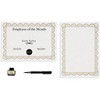 Best Paper Greetings 96 Pack Brown Foiled Blank Certificate Sheets, 2024 Graduation Diploma Award Papers for Printer, 8.5 x 11 in - 4 of 4