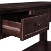 Modern Solid Wood Sofa Table With 3 Drawers 1 Shelf, 55" Hallway Table, TV Cabinet, Console Table With Storage For Living Room Bedroom Entryway - 4 of 4