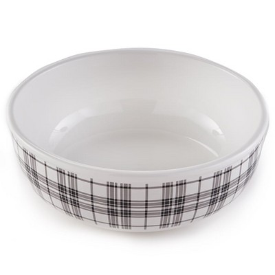 The Lakeside Collection Plaid Entertaining Collection - Serving Bowl