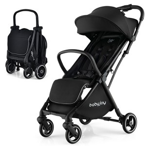 Infans Baby Stroller, Lightweight Infant Stroller with Aluminum Frame, 5-Point Harness, Adjustable Backrest & Canopy, One-hand Folding Infant Carriage - 1 of 4