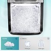 EUHOMY 33 Lbs. Countertop Nugget Ice Maker, Stainless Steel, Silver - 3 of 4