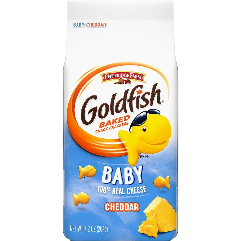 Pepperidge Farm Goldfish Baby Cheddar Crackers - 7.2oz Bag, 1 of 7