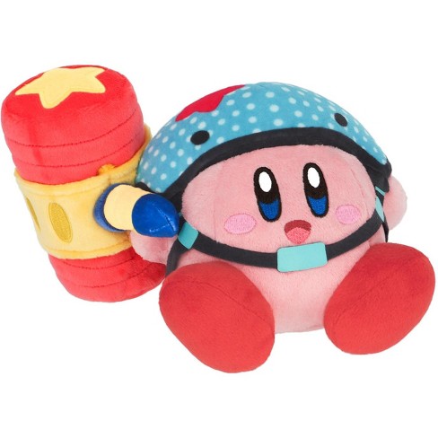 Kirby Sanei Boeki: Kirby and the Forgotten Land: All Star Collection Hammer Kirby 6 Inch Plush - image 1 of 1