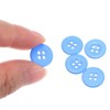 Unique Bargains Resin Snap Fastener Round Flat 4-Hole Sewing Buttons 10 Pcs - 4 of 4