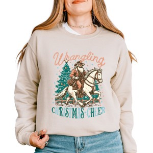 Simply Sage Market Wrangling Christmas Cheer Sweatshirt - 1 of 4