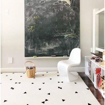 Little Bot Reversible Gray and White Foam Play Mat