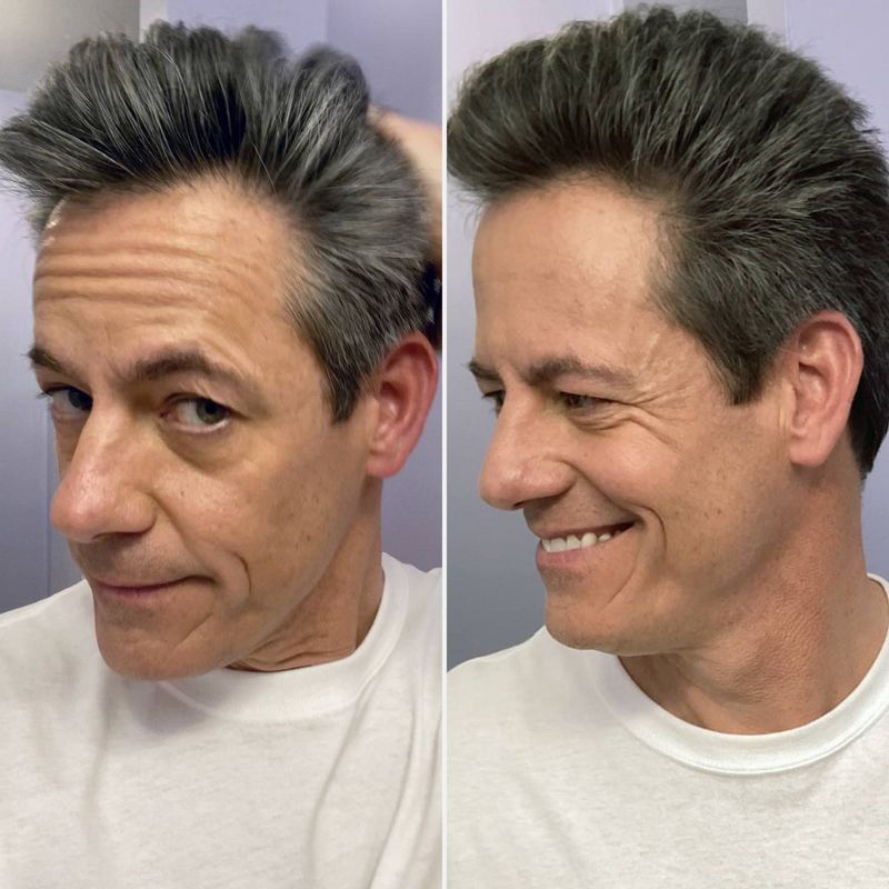 Just For Men Touch of Gray, Gray Hair Coloring for Men's with Comb Applicator Great for a Salt and Pepper Look, 4 of 9