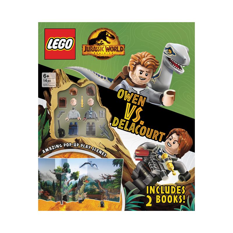 Lego(r) Jurassic World(tm) Owen vs. Delacourt - (Hardcover), 1 of 2