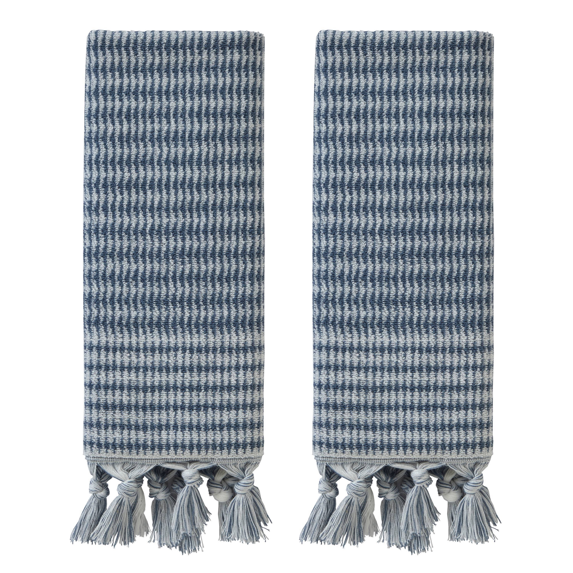 2pc Longborough Hand Towel Set Blue - SKL Home