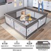 Large Baby Playpen – 47×47in Toddler Play Yard, Indoor Activity Fence for Apartments, Safe & Spacious Play Area - 3 of 4