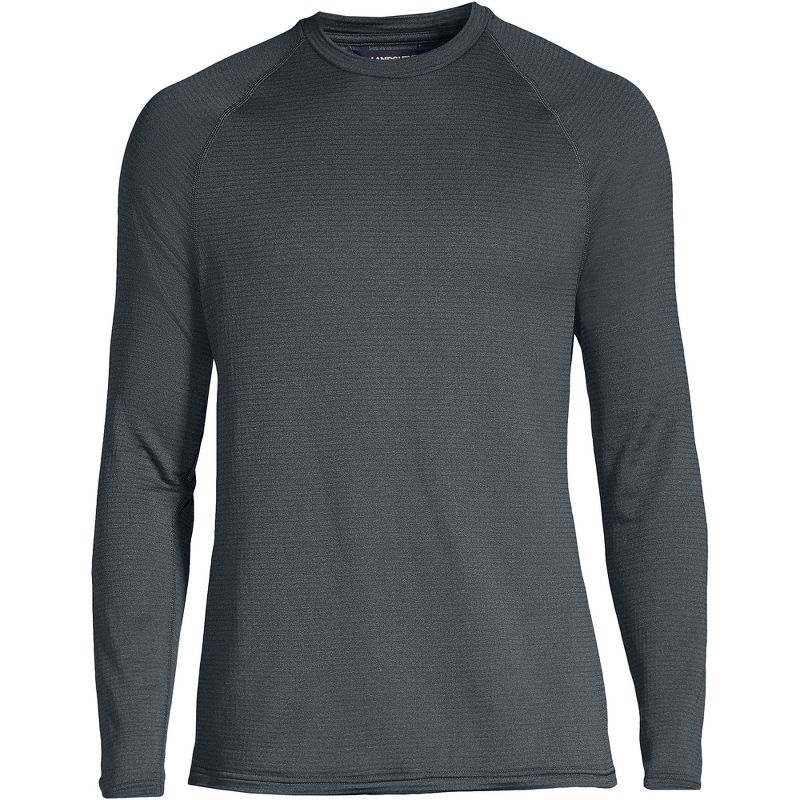 Lands' End Men's Long Sleeve Crew Neck Expedition Thermaskin Long Underwear Top, 3 of 6