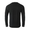 Men's 's Long Sleeve Contrast Button Placket Neck Cuffs Henley Shirt - ZIMEGO - 4 of 4