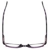 Calabria 21645 Women's Designer Reading Glasses +1.00 Purple Marble Crystal Fade - 2 of 2