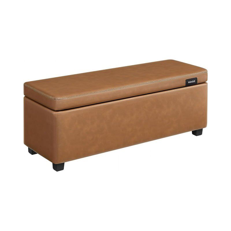 VASAGLE EKHO Collection - Storage Ottoman Bench Entryway Bedroom Bench 25 Gallons Safety Hinges Loads 660 lb, 1 of 8