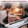 Karl Home 61 Keys Keyboard Piano with Lighted Keys, Z-Stand, Piano Bench, Black - 3 of 4