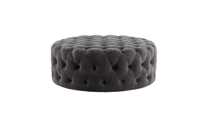 Beekman Place Button Tufted Round Cocktail Ottoman - Inspire Q&#174;, 5 of 6, play video