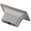 Elegant Lighting Perry 2Inch Brushed Nickel Rectangle Knob Multipack (Set of 10) - 4 of 4