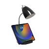Creekwood Home Sleek Essentials 18.5" Flexible Desk Lamp with Charging Outlet and Storage - 3 of 4