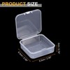 Unique Bargains Plastic Portable Beads Craft Hardware Jewelry Storage Boxes Clear 24 Pcs - 2 of 4