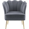 Meridian Furniture,Jester Velvet Accent Chair - 4 of 4