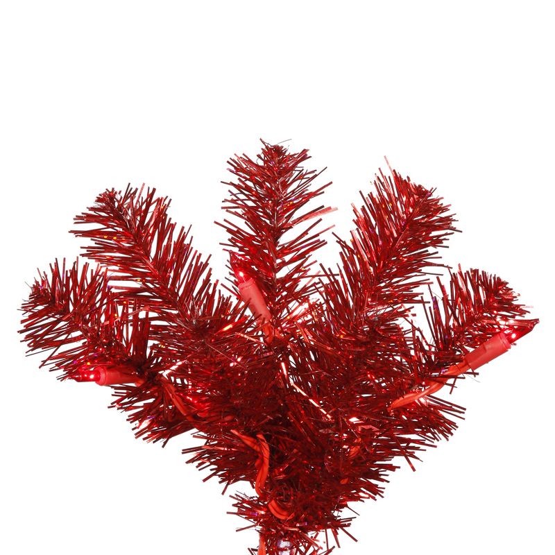 Vickerman Red Pencil Artificial Christmas Tree, 2 of 3