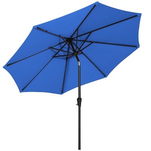 HYLEORY Germar Market Umbrella, Size: 90" H x 120" W x 120" D - 1 of 4