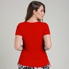 Calypsa Women's UPF 50+ Short Sleeve Adele Swim Top - 2 of 3