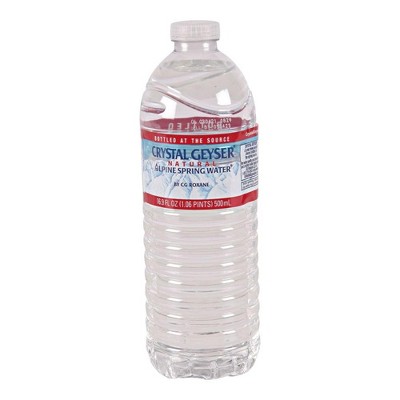 Crystal Geyser Alpine Spring Water, 16.9 Oz Bottle (Pack of 35)