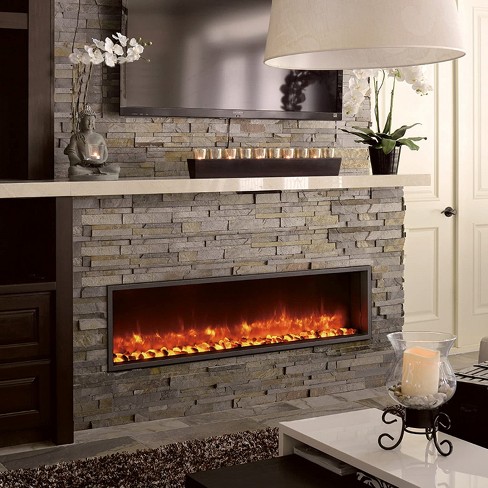Dynasty 63-in Built-in Electric Fireplace - Dy-bt63 : Target