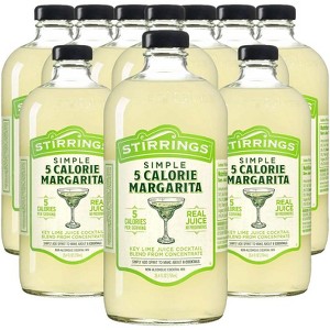 Stirrings Simple 5 Calorie Margarita Cocktail Mix 750ml Bottles - Real Juice No Preservatives - Drink Mixer - 1 of 4