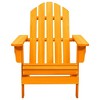 vidaXL Patio Adirondack Chair, Solid Fir Wood, Orange - 2 of 4