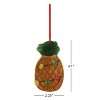 Mr. Christmas 4" Set of 5 Ceramic Tropical Ornaments - 4 of 4