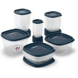 Paaaawaters 60-Piece Food Storage Containers with Lids, Microwave and Dishwasher Safe - 1 of 4