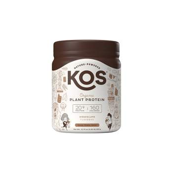KOS Organic Vegan Plant-Based Protein Powder - Chocolate - 13.75oz