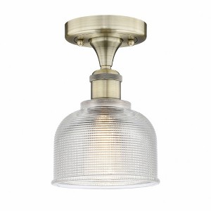 Dayton - 1 Light Semi-Flush Mount In Industrial Style-9.25 Inches Tall and 5.5 Inches Wide - 1 of 1